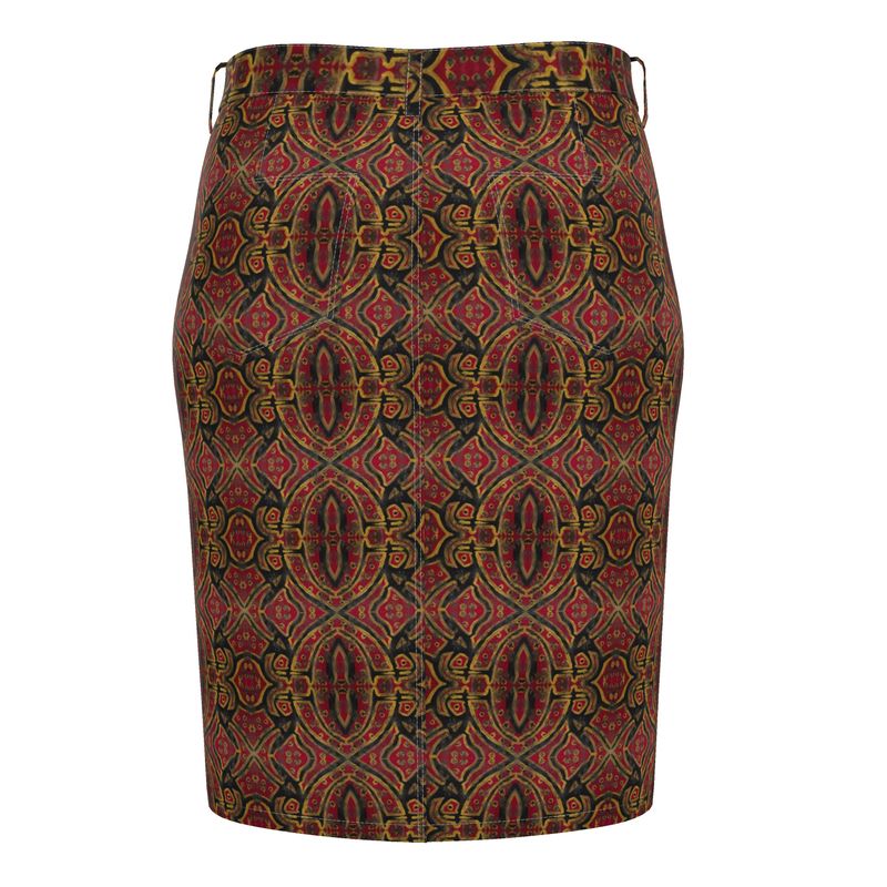 Denim Midi Skirt | Out of Loneliness – Raw Emotional Expression