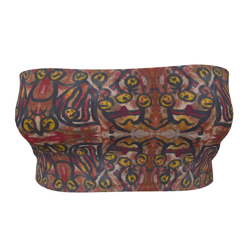 Boob Tube Headband | Summer – Magenta &amp; Yellow Playful Art