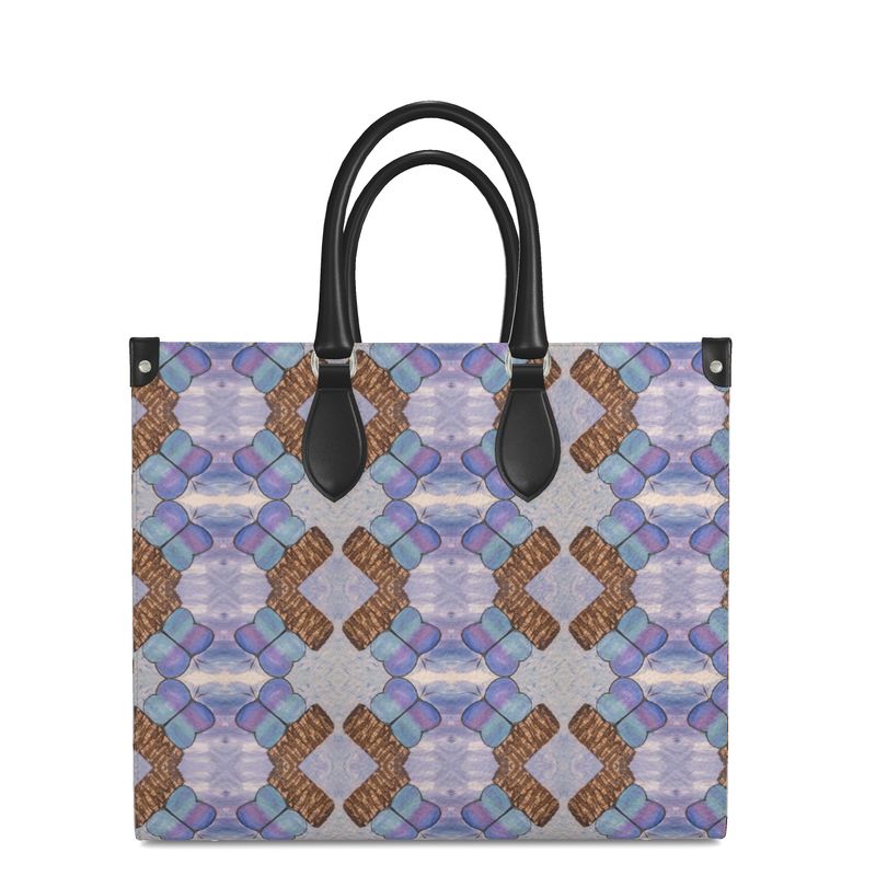 Shopper Bag | Encantada – Leather Tote with Butterfly Symbolism