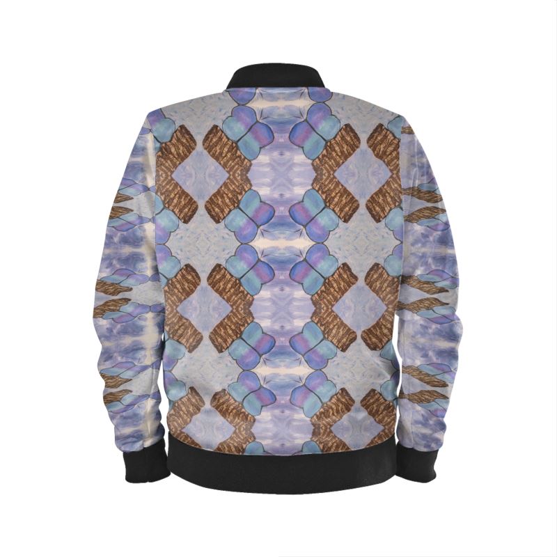 Men's Bomber Jacket | Encantada – Purple Butterfly Artwear