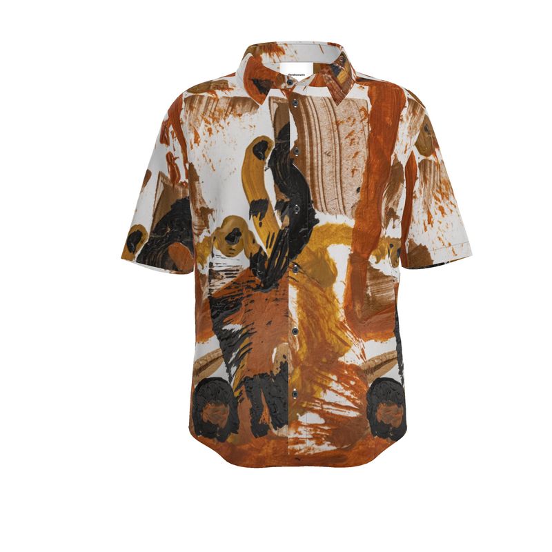 Men's Short Sleeve Shirt | Faith - Neo-Expressionist Artwear