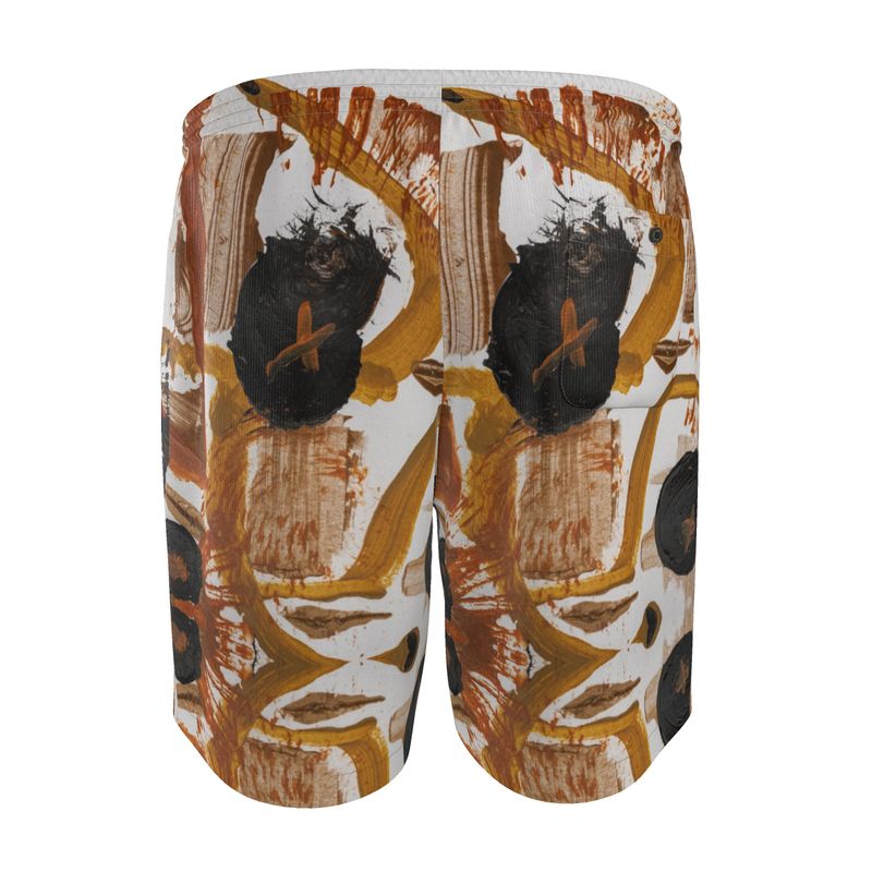 Riviera Shorts | La Foi – Bold Brushstroke Expression