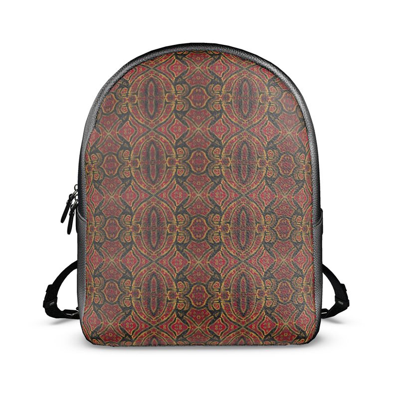 Colville Backpack | Out of Loneliness – Red Symbolic Leather Art