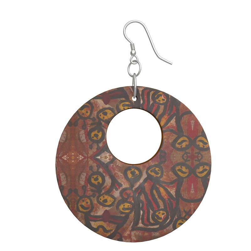 Wooden Earrings | Summer – Organic Shapes