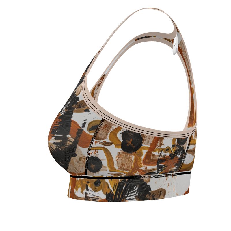 Sports Bra | La Foi - Neo-Expressionist Art – Bold & Supportive