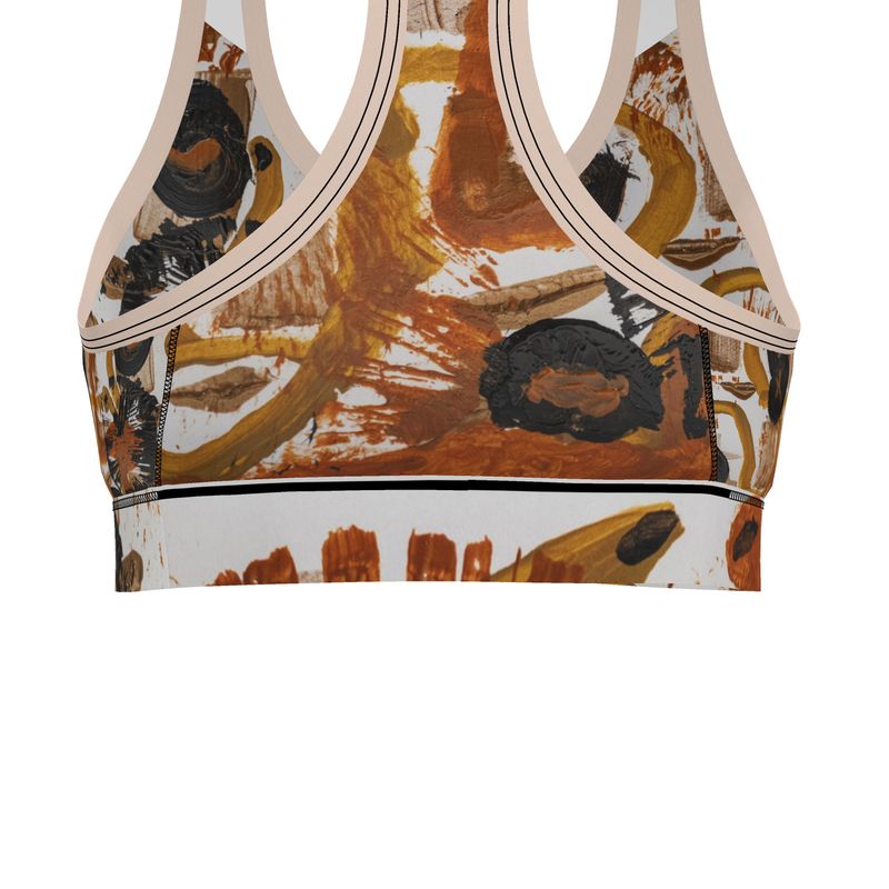 Sports Bra | La Foi - Neo-Expressionist Art – Bold & Supportive