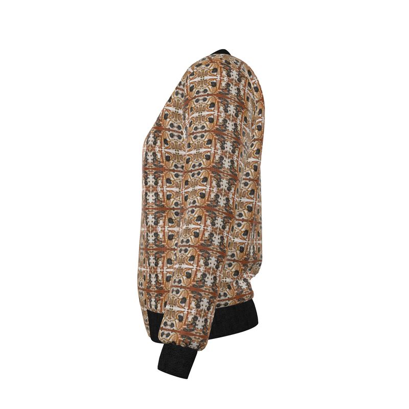 Women's Reversible Silk Bomber Jacket - Collection La Foi