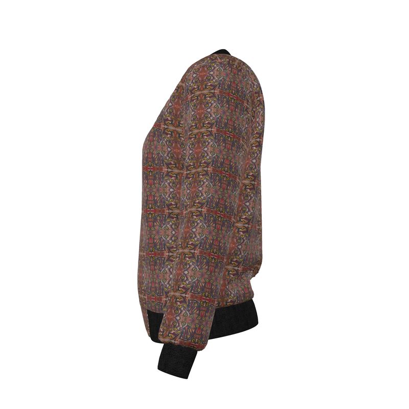 Women's Reversible Silk Bomber Jacket - Collection La Foi