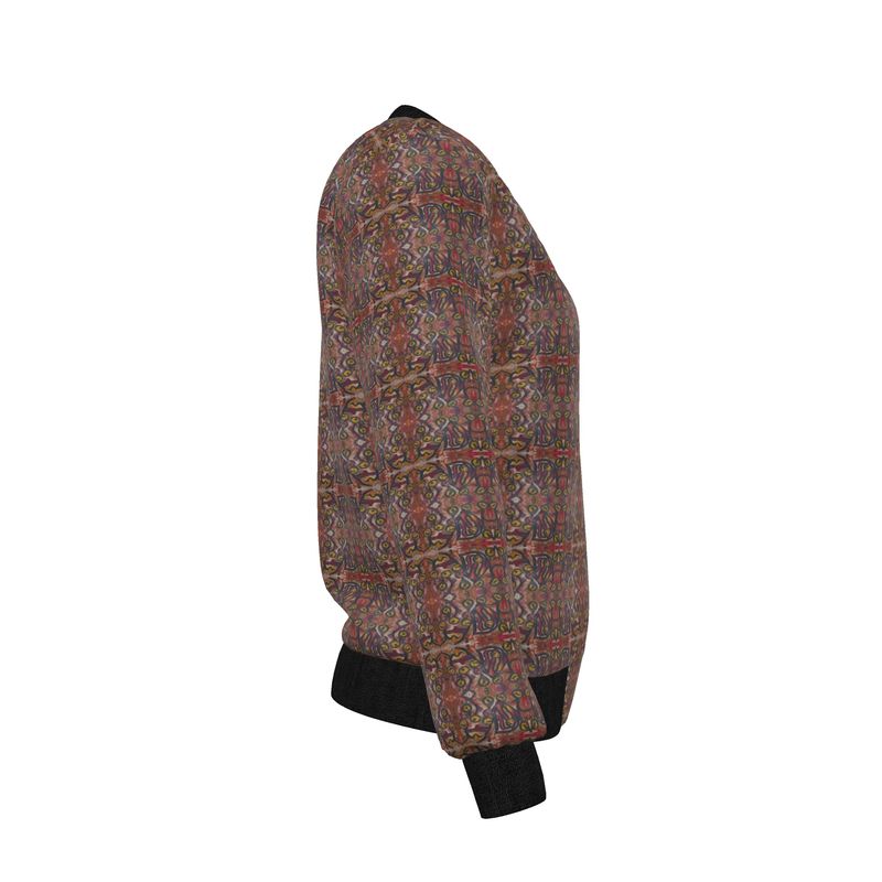 Women's Reversible Silk Bomber Jacket - Collection La Foi