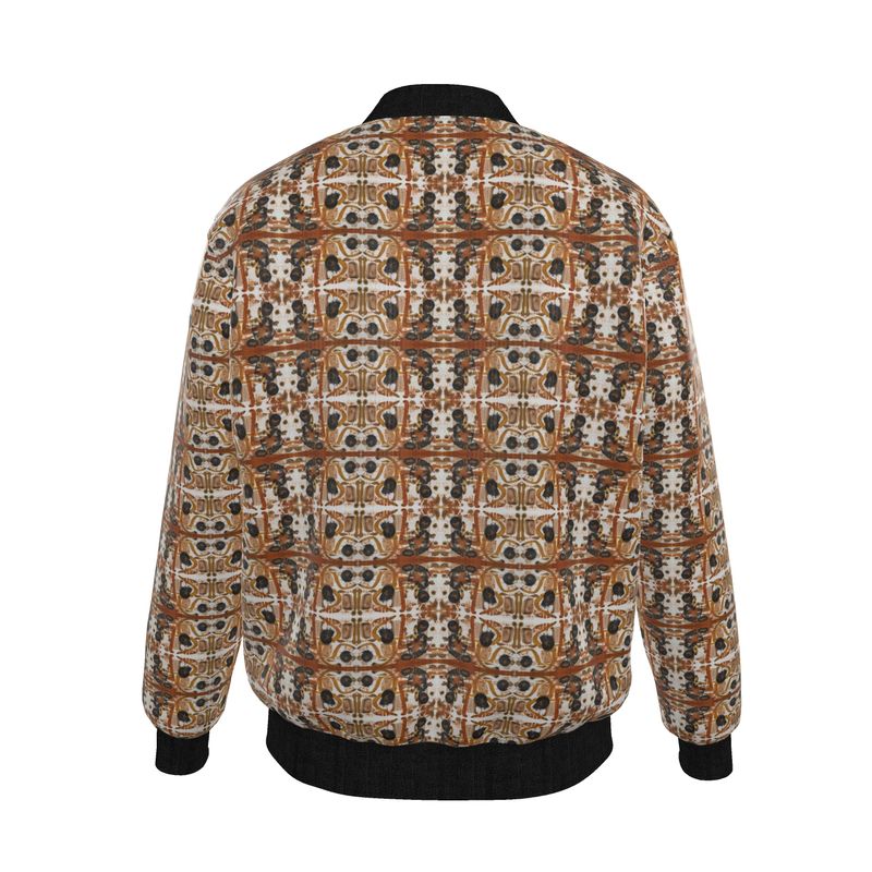 Mens Reversible Silk Bomber Jacket - Collection La Foi