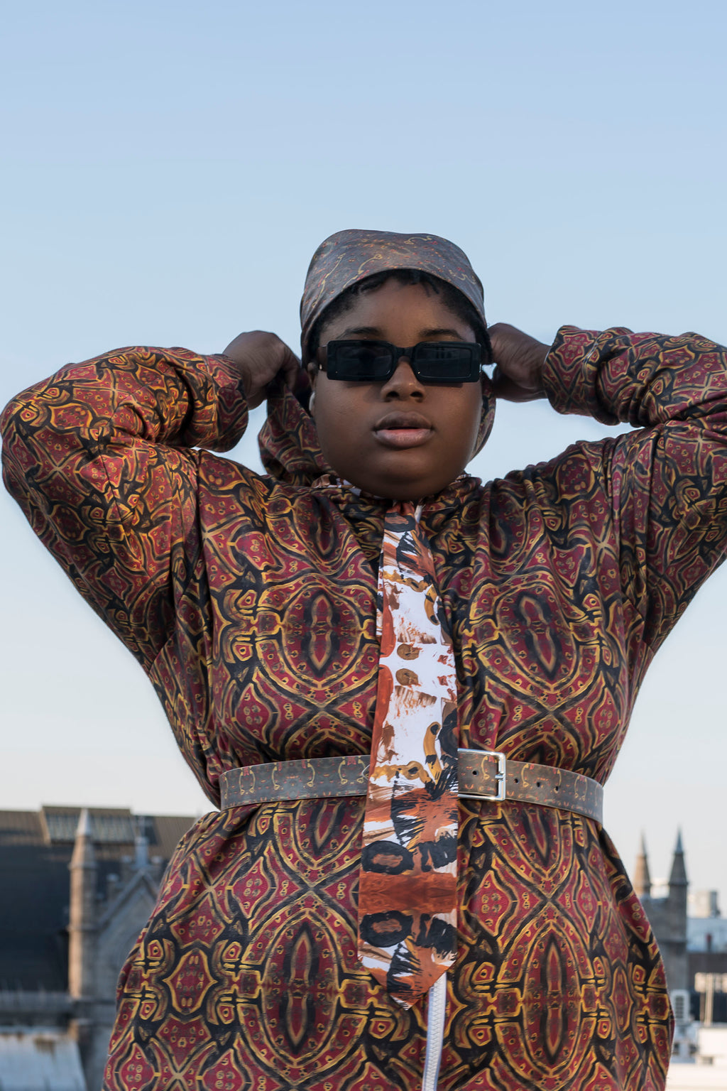 Tie | Faith - Neo-Expressionist Artwear - Bold &amp; Elegant Statement