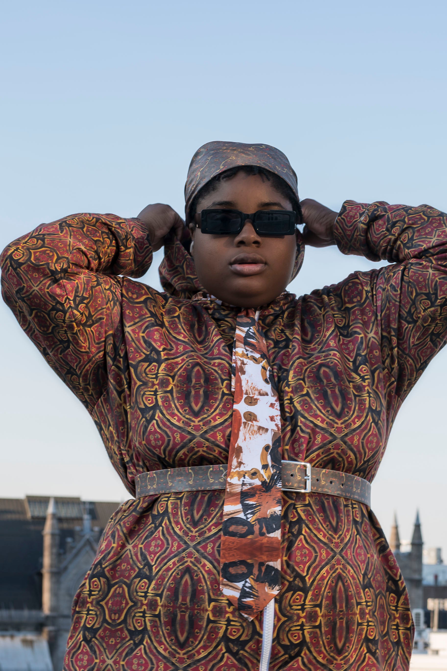Tie | Faith - Neo-Expressionist Artwear - Bold &amp; Elegant Statement