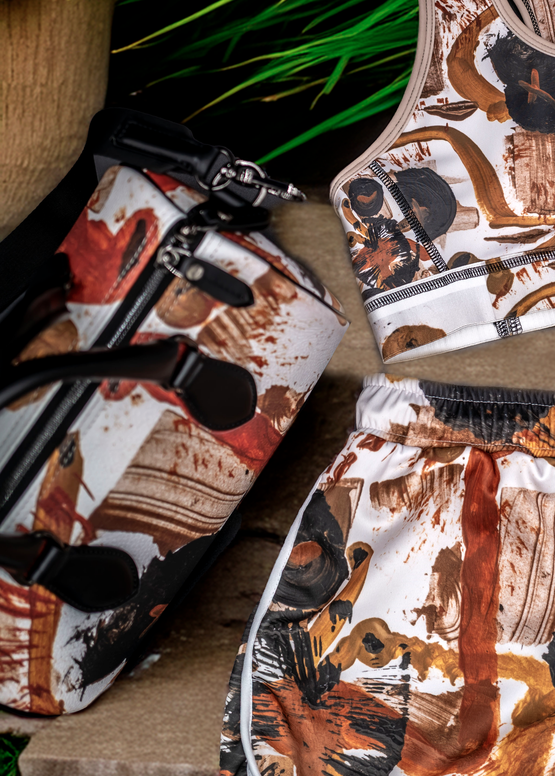 Mini Denbigh Duffle Bag | Faith - Neo-Expressionist Artwear